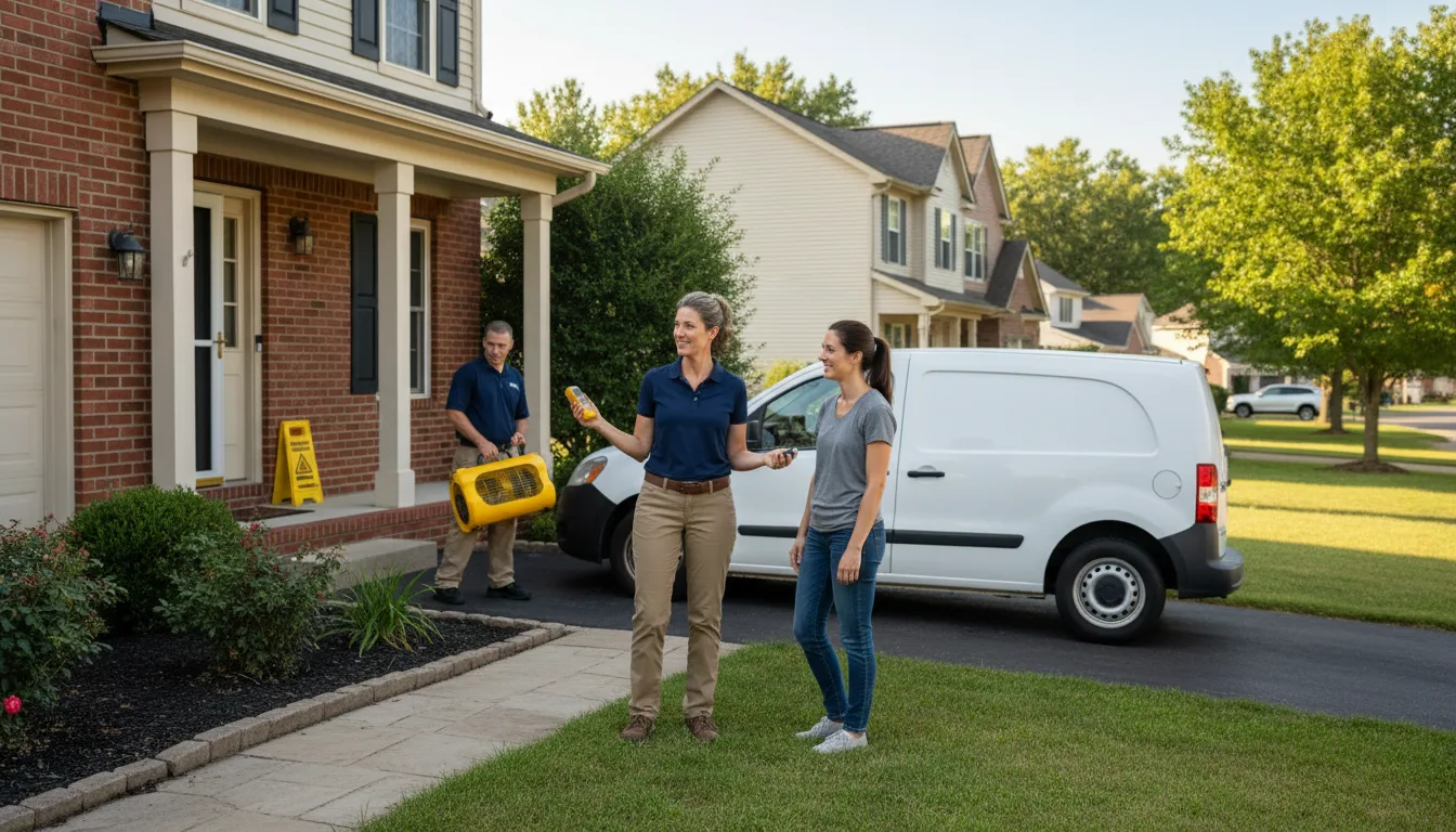 Water restoration image for Fire And Smoke Damage Restoration in Frost, TX